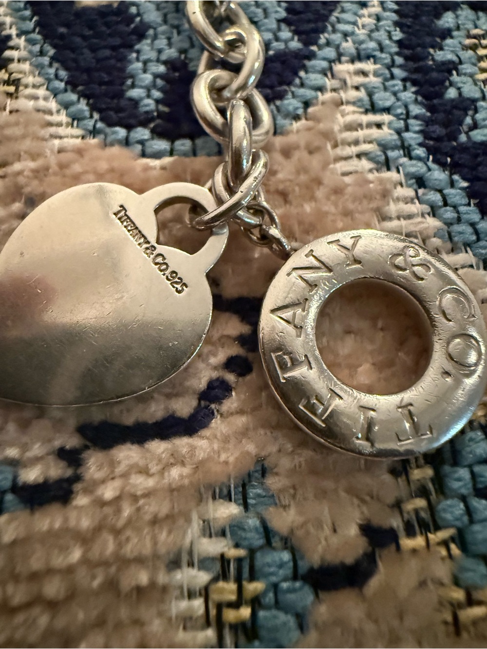 🔥Tiffany & Co Return to Tiffany Heart Tag Toggle Necklace 16" Sterling925🔥 - Picture 12 of 17